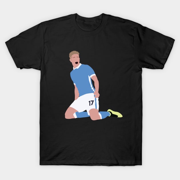 Kevin de Bruyne 17 Man. City T-Shirt by Jackshun